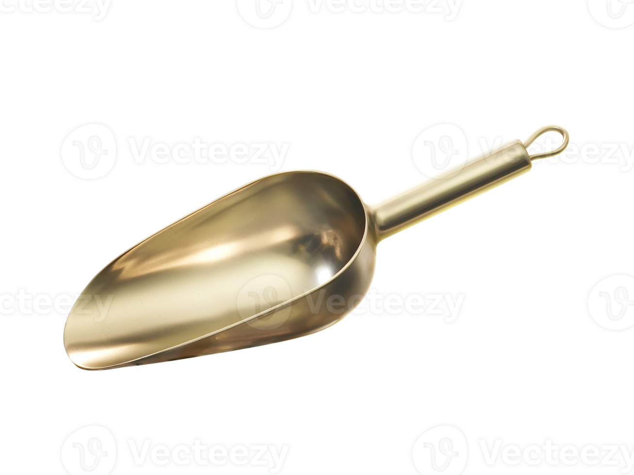 Metal Ice scoop, transparent background png