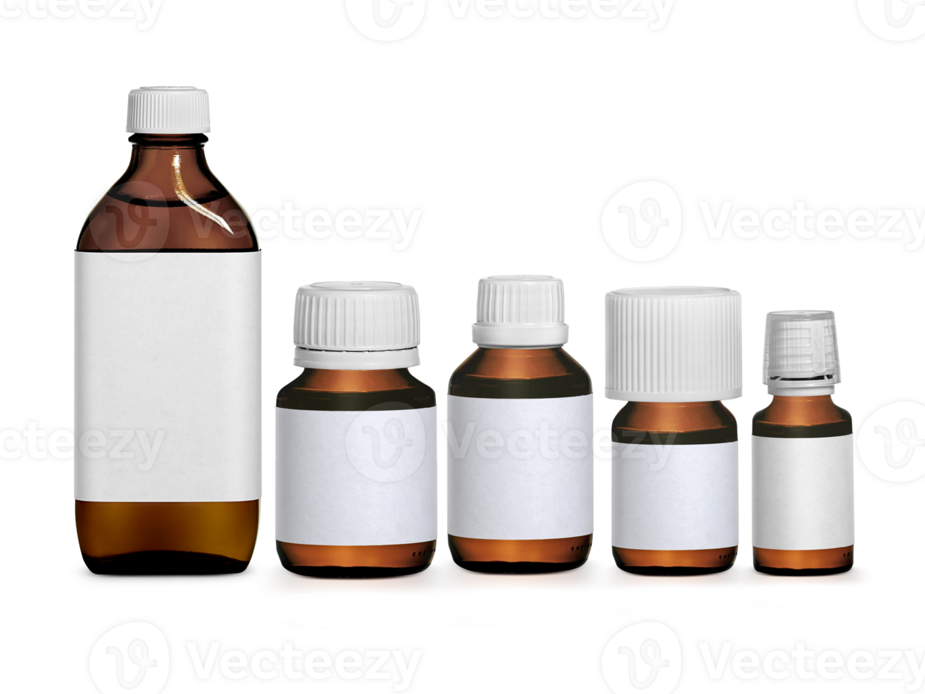 brown medicine bottle with label. transparent background 24852366 PNG