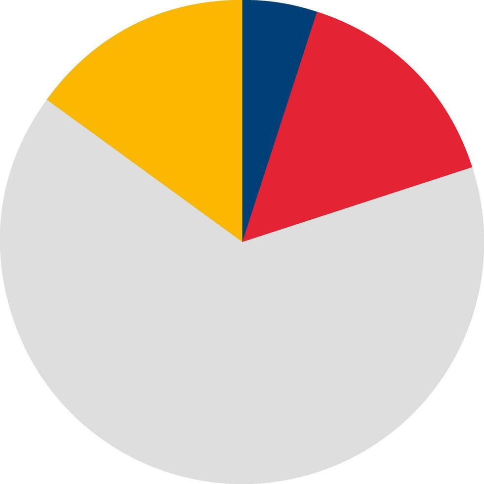 Pie chart infographic for Business concept. vector
