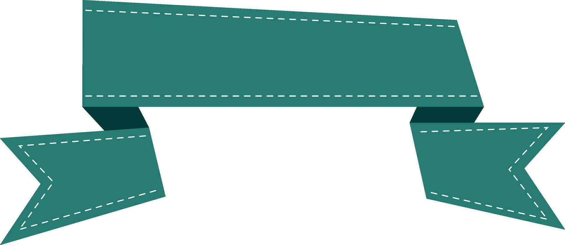 Illustration of blank ribbon. vector