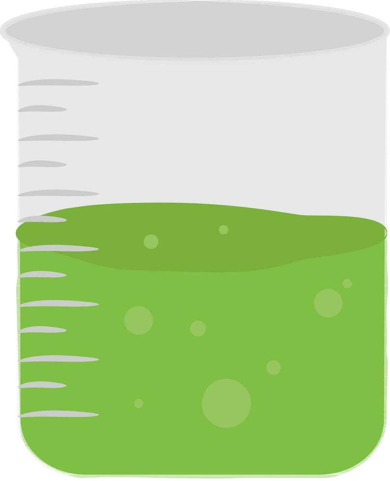 Vector illustration of chemical flask.