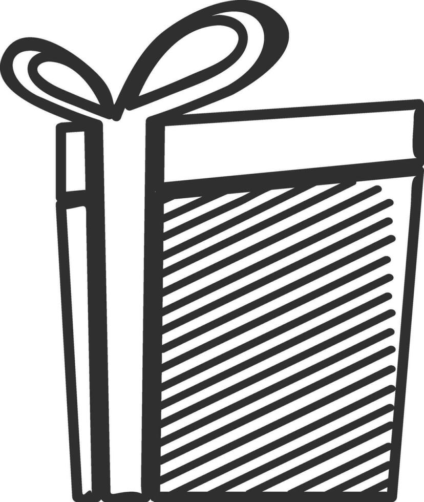 Illustration of a gift box. vector