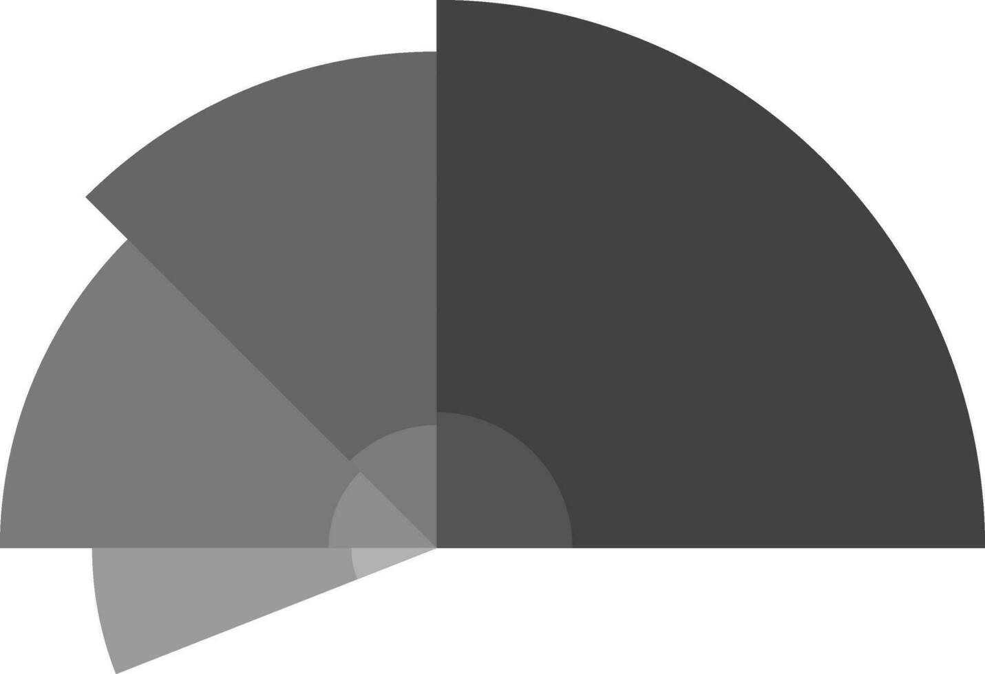 Statistical pie chart infographic element. vector