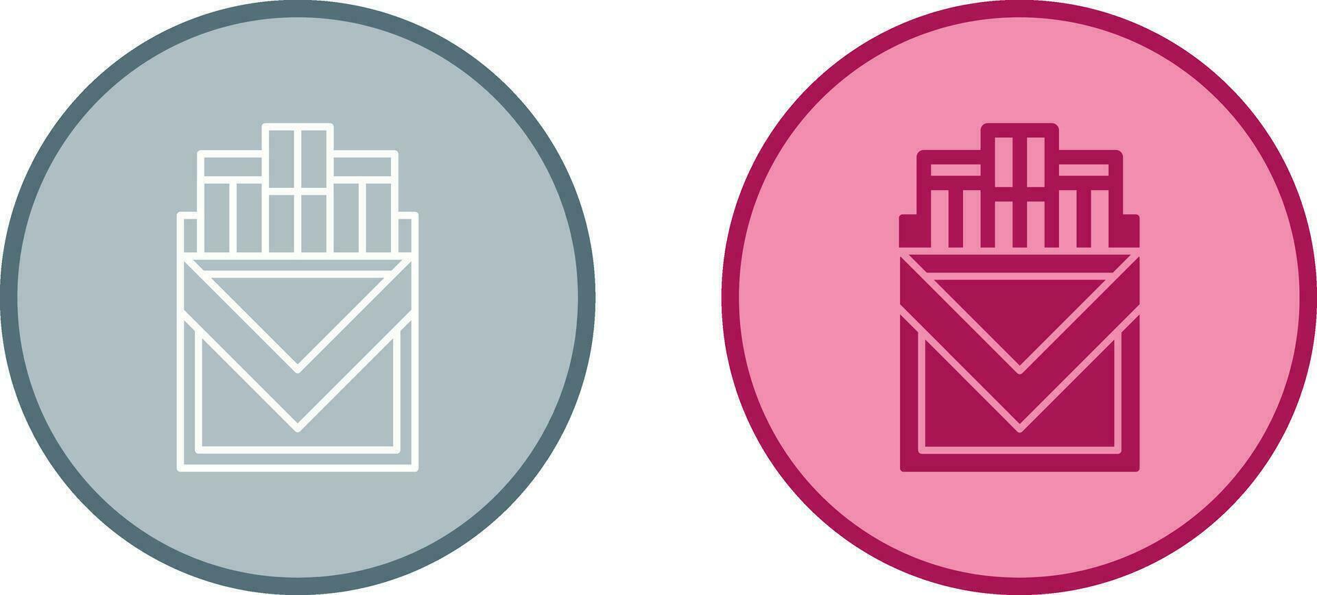 Cigarette Pack Vector Icon