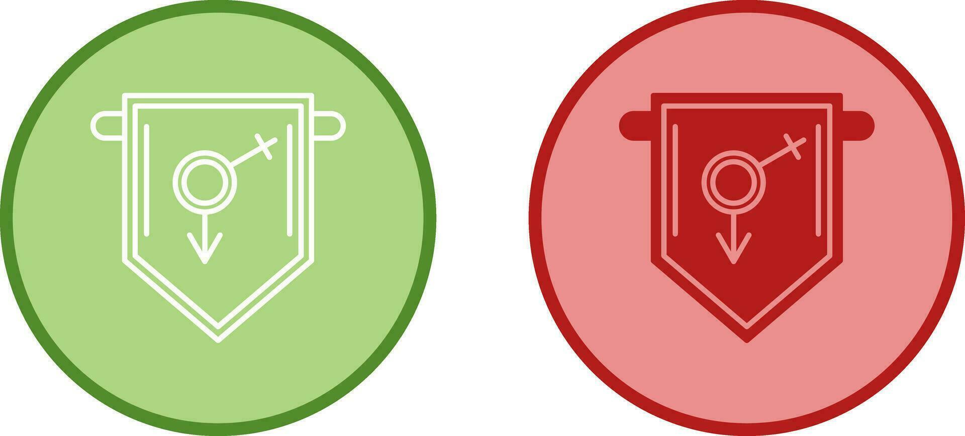 College Fraternity Vector Icon