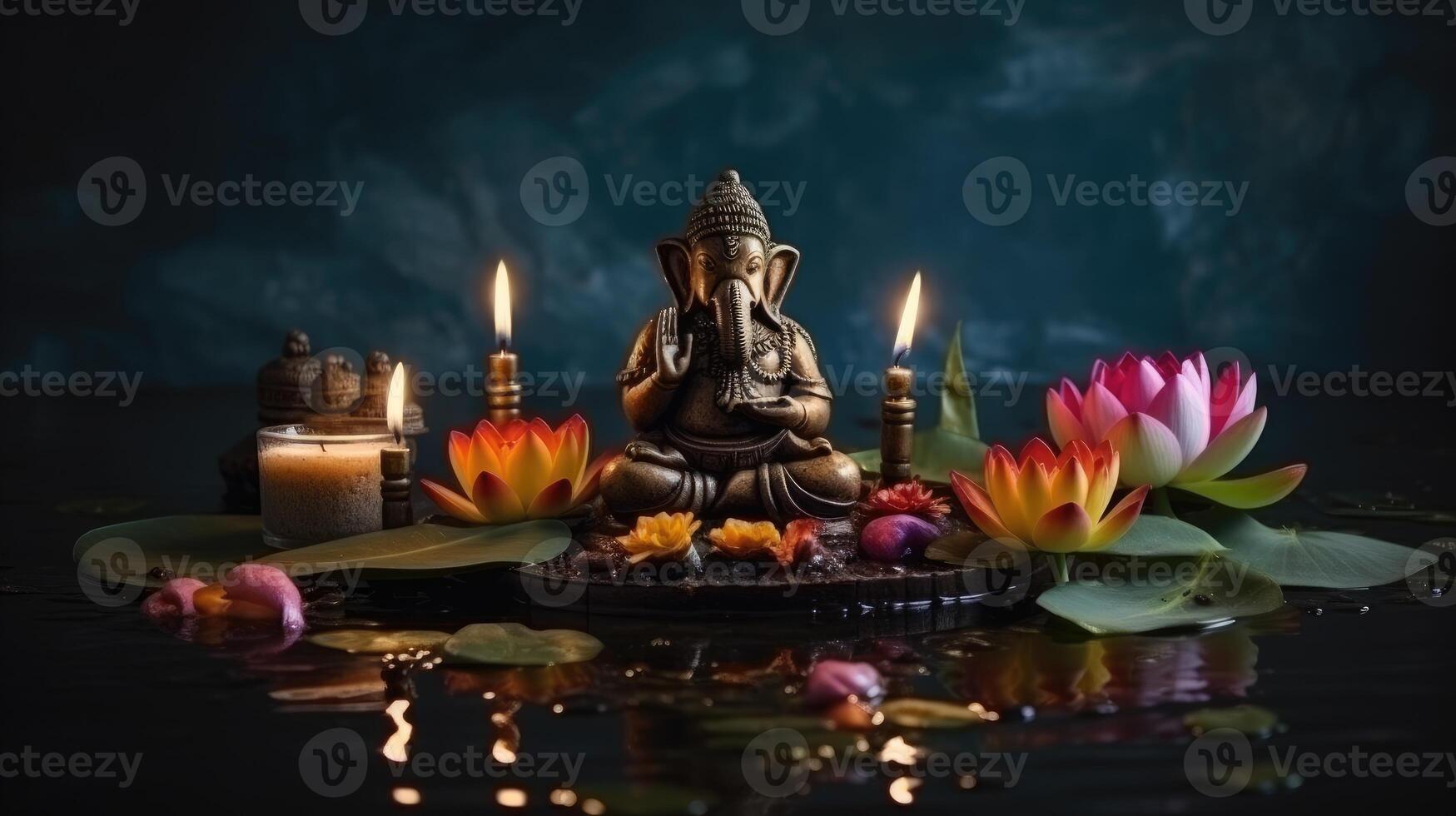 Ganesha illustration, Ganesh Chaturthi, Ganesh, Ganesha, Lord Ganesh, Lord Ganesha. photo