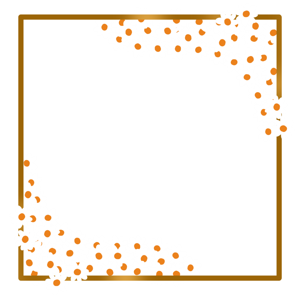 Daisy flower frame png
