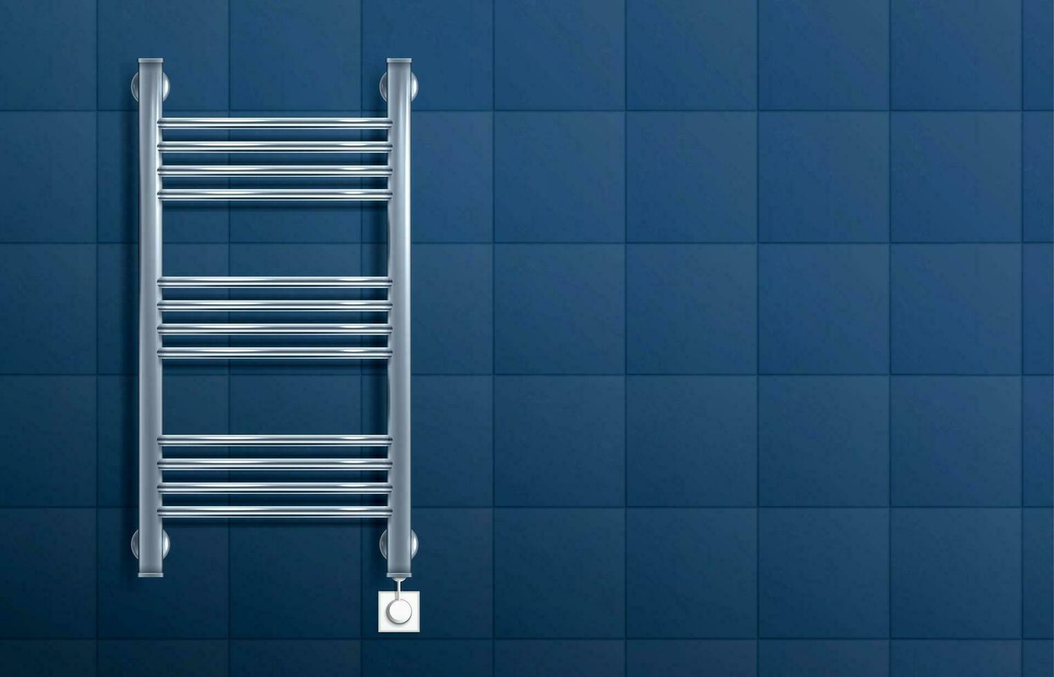 Heated Towel Rail Illustration vector