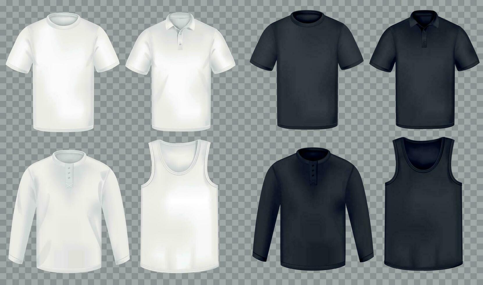 Realistic Men Underwear Set vector