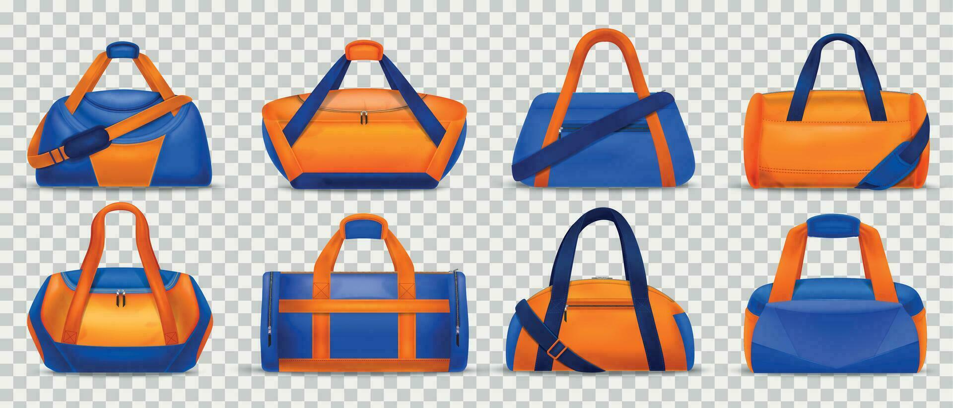 Gym Bags Set vector