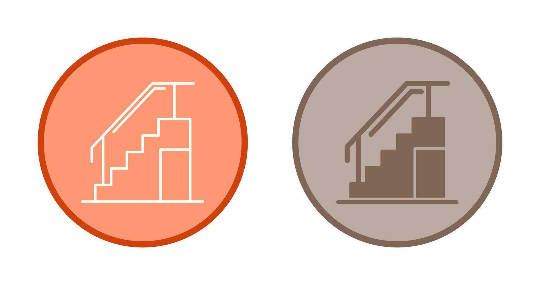 icono de vector de escaleras