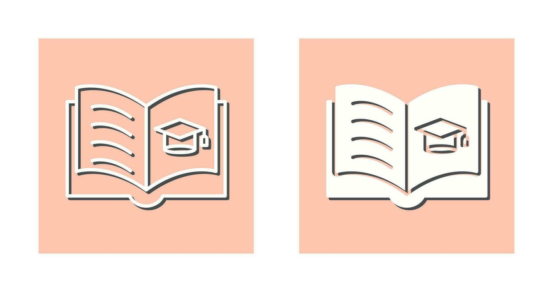 Open Book Vector Icon