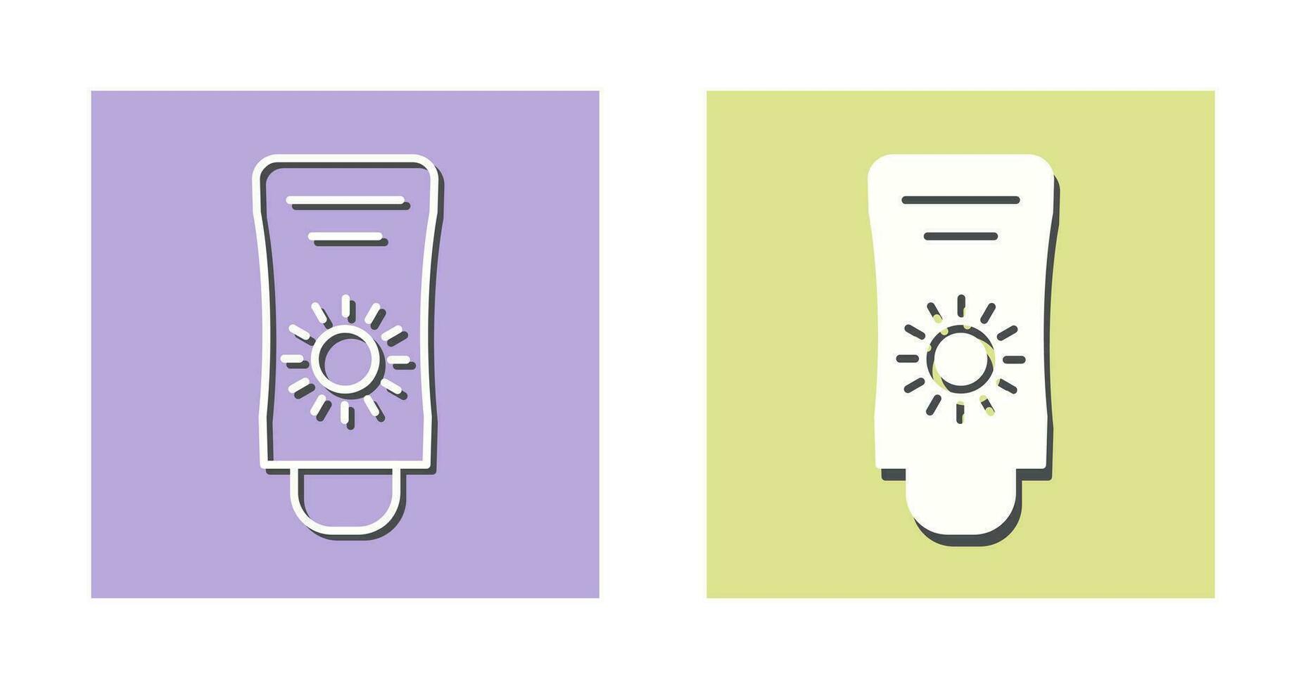 Sun Cream Vector Icon