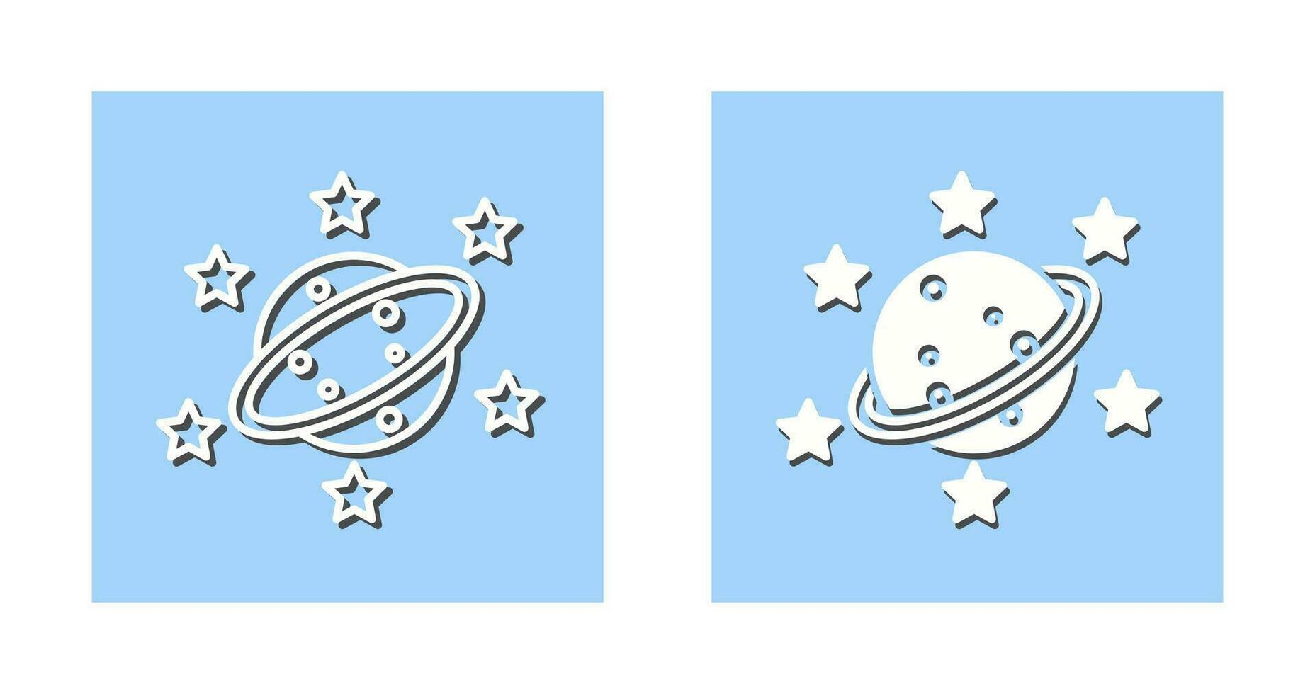 Saturn Vector Icon