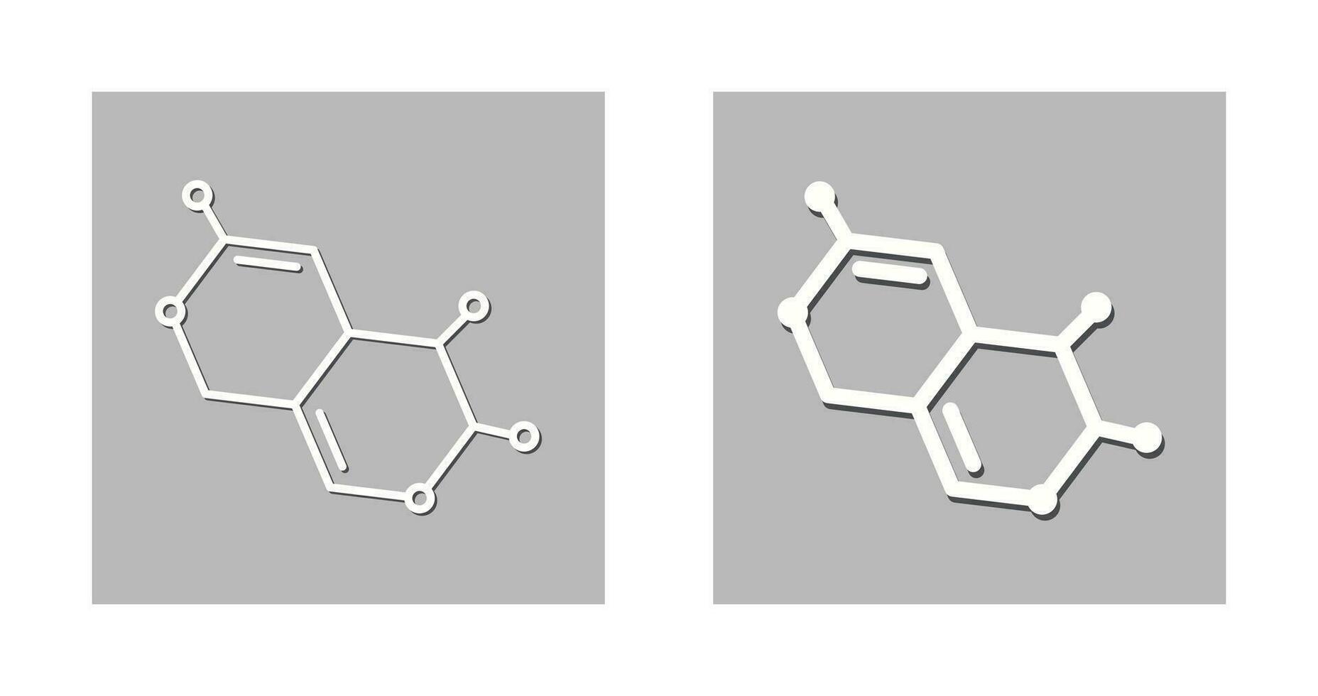 icono de vector de molécula