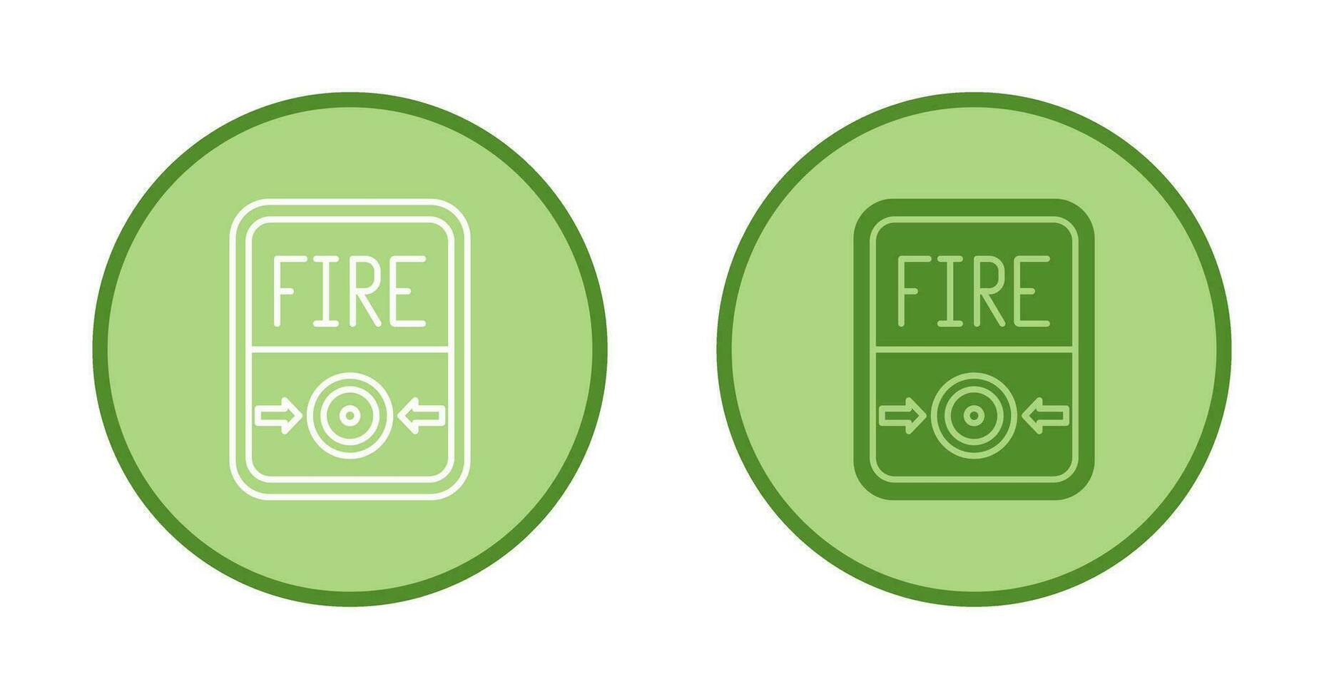 Fire Button Vector Icon