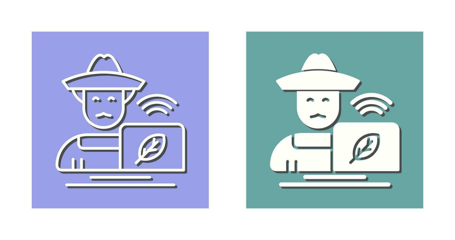 Farmer Vector Icon