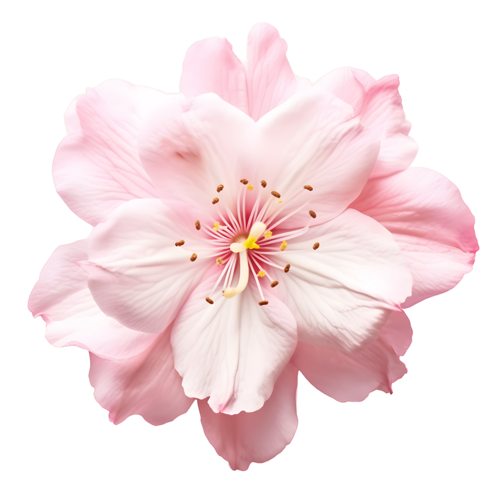 roze sakura bloem geïsoleerd Aan transparant achtergrond. ai gegenereerd png