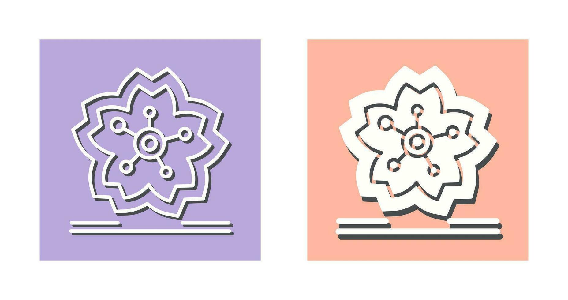 Cherry Blossom Vector Icon