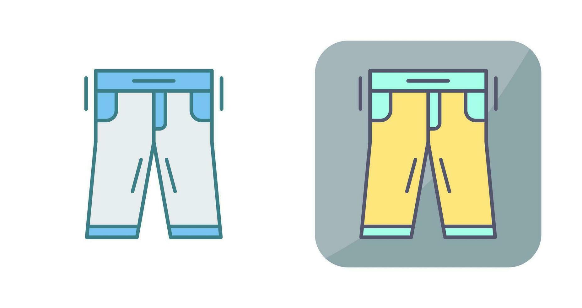 icono de vector de pantalones