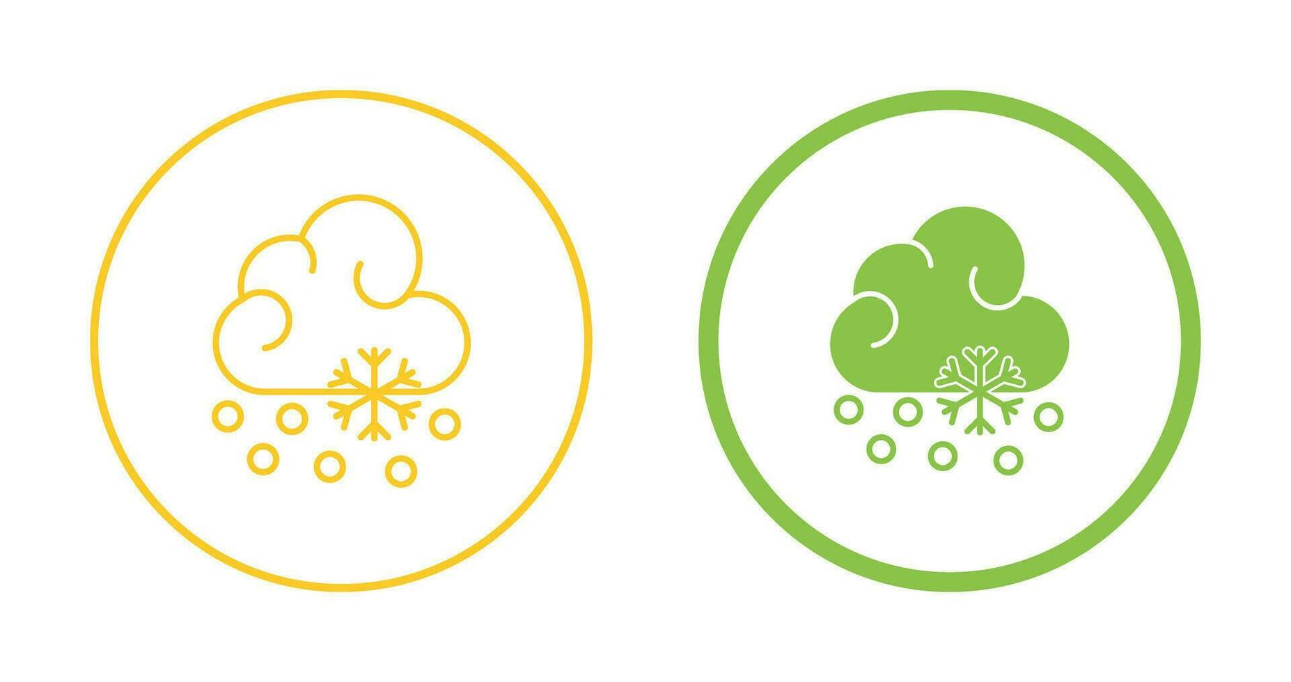 Snow Fall Vector Icon