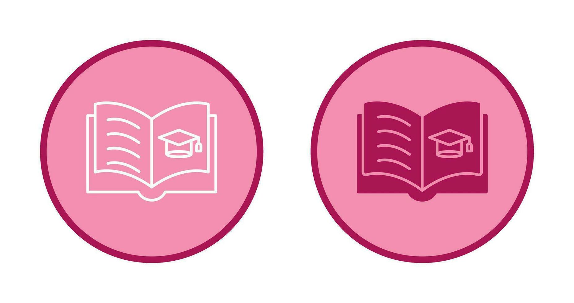 Open Book Vector Icon