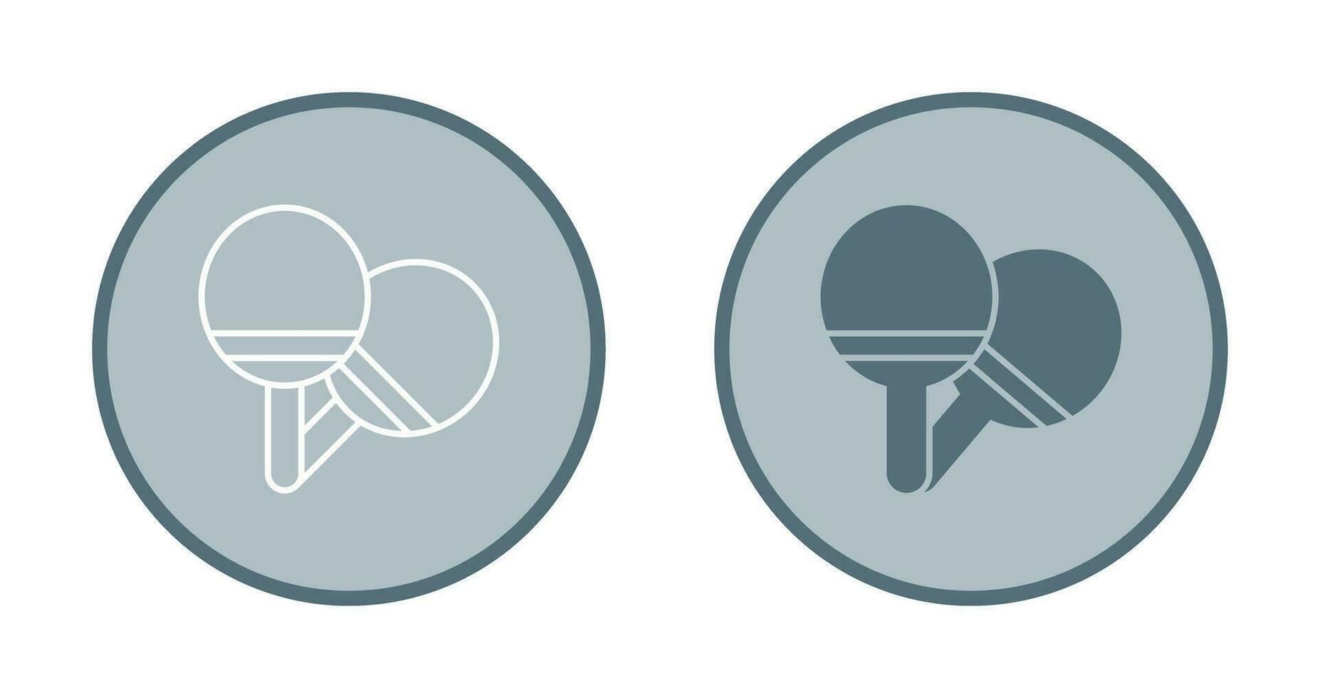 Ping Pong Vector Icon