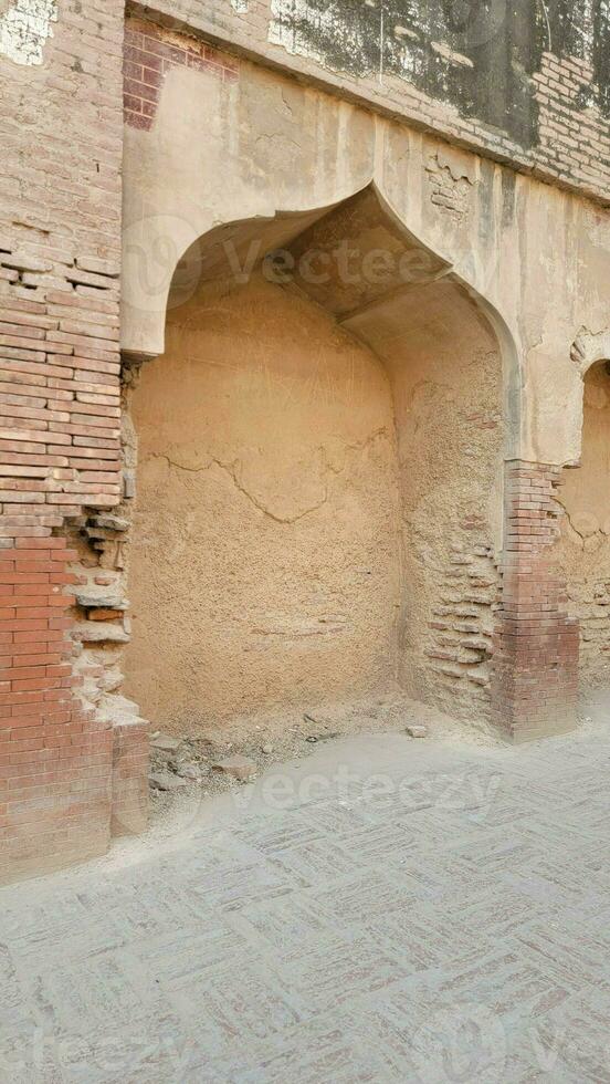 Ruins of an old fort, Lahore fort photo