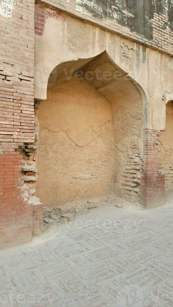 Ruins of an old fort, Lahore fort photo