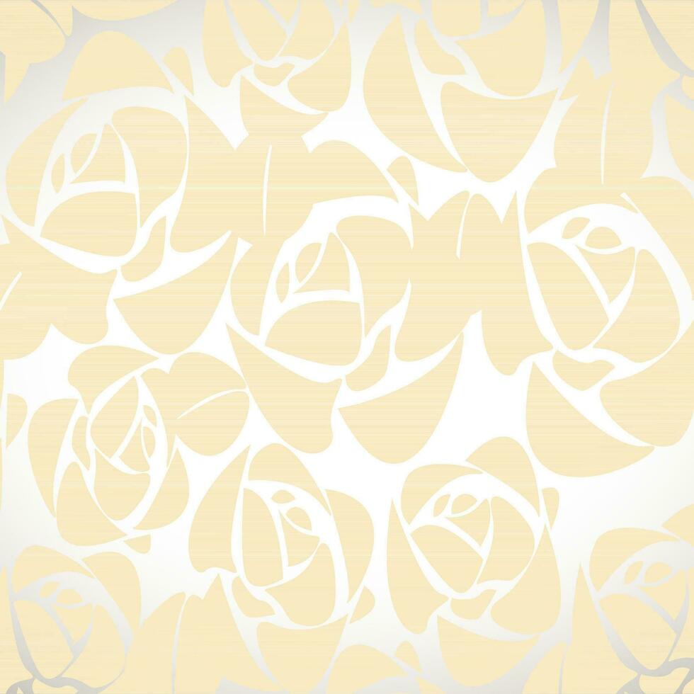 Illustration of rose decorated background. vector