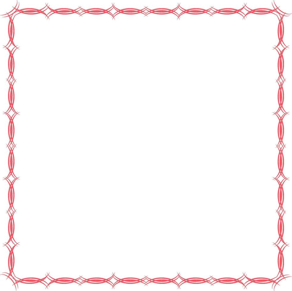 Blank frame with floral elements. vector