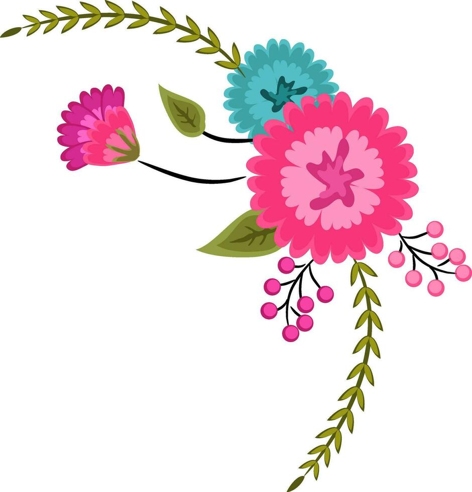 Beautiful flowers design. vector