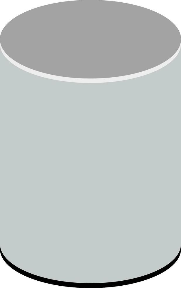 Illustration of a dustbin. vector