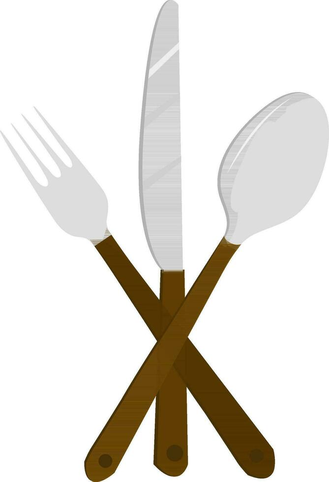 Vector cutlery sign or symbol.