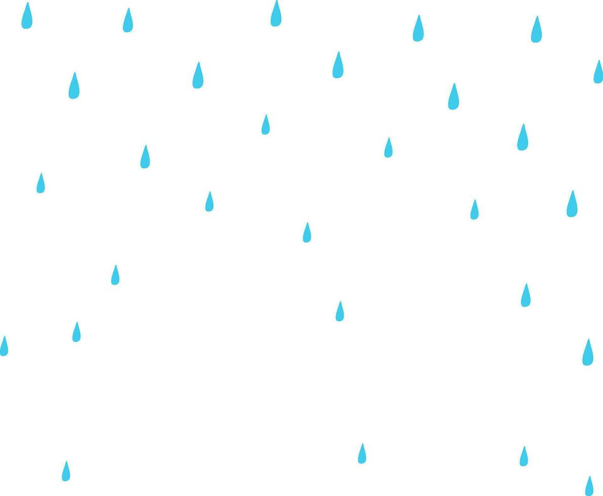 vector ilustración de lluvia gota.