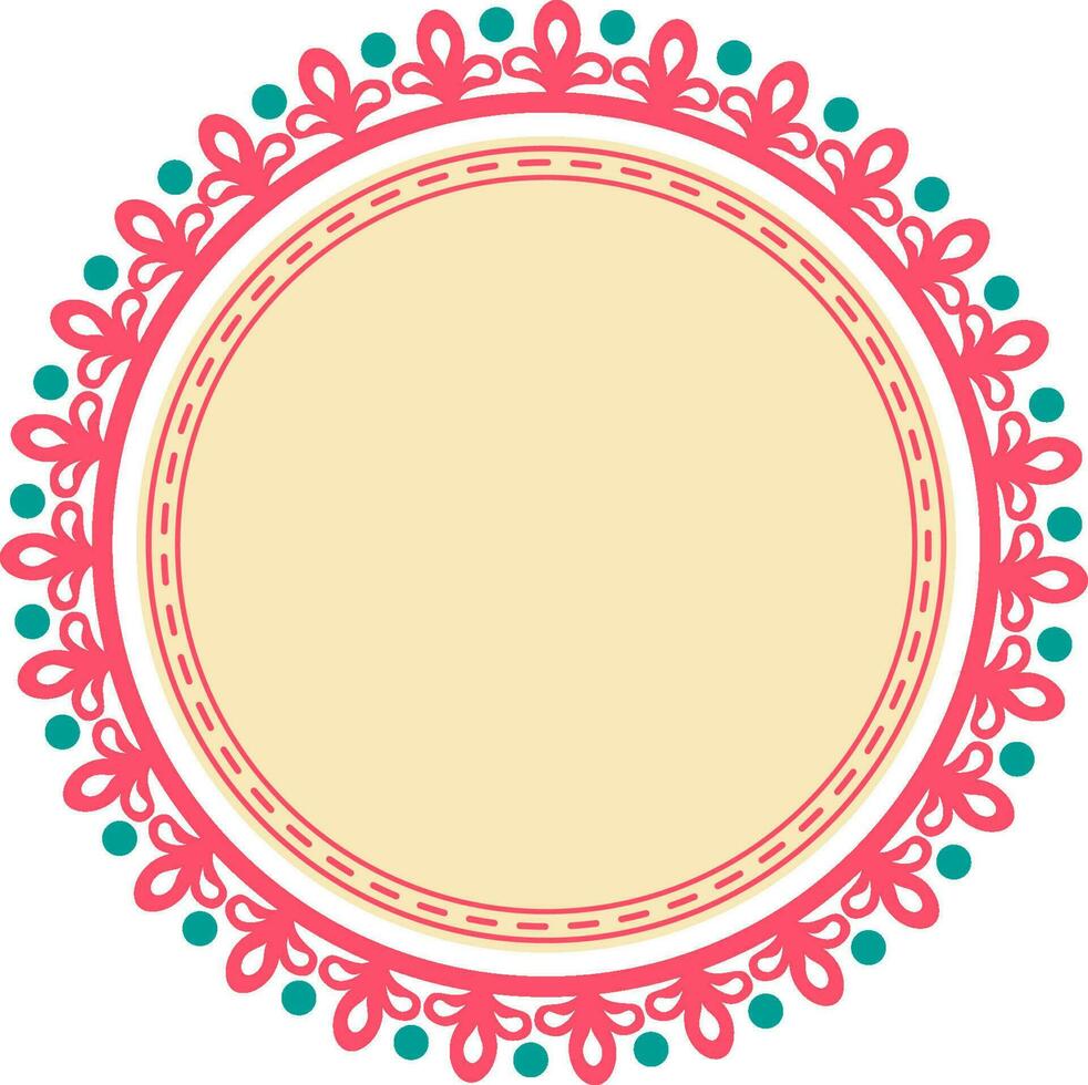 Elegant decorative frame design. vector