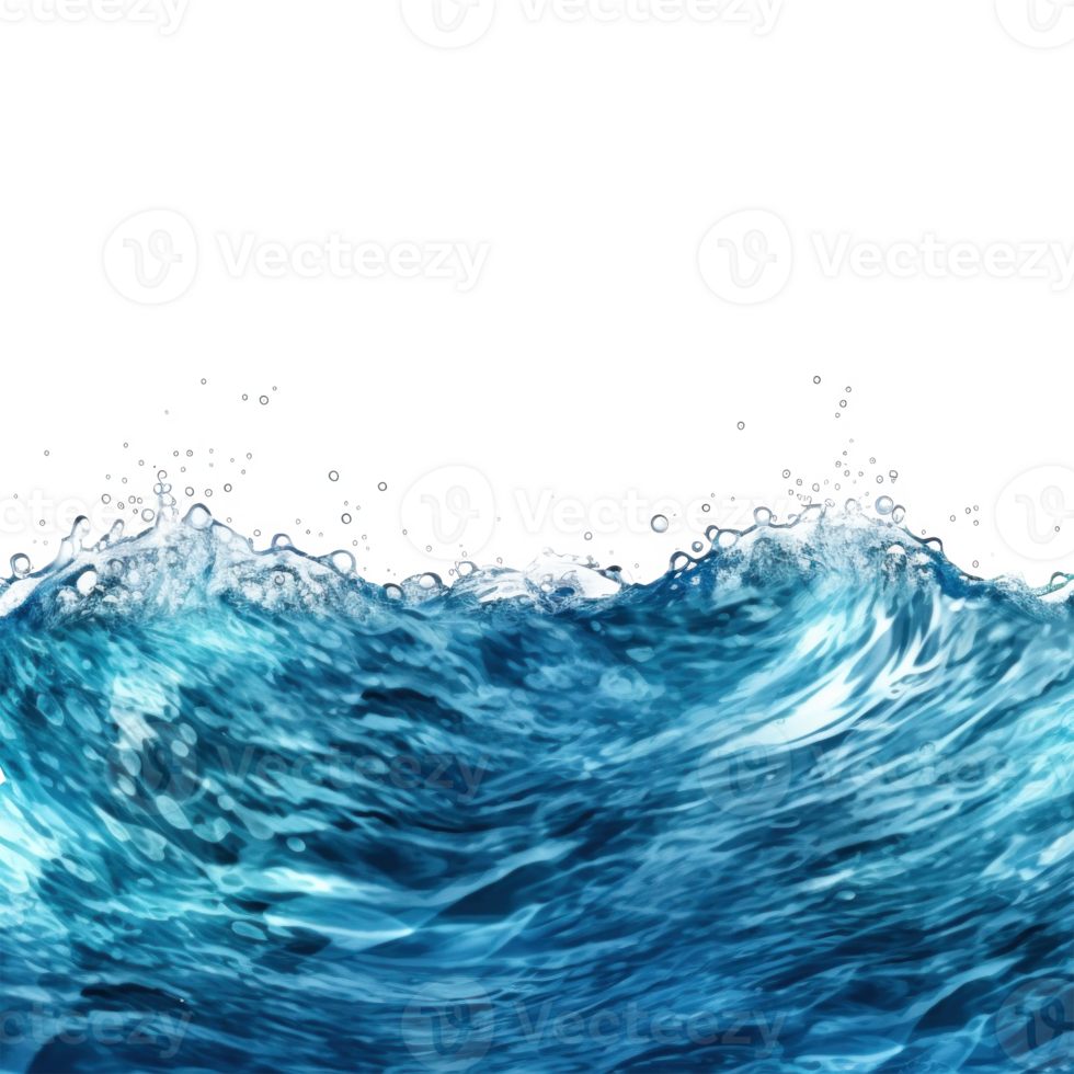 Ocean wave isolated. Illustration png