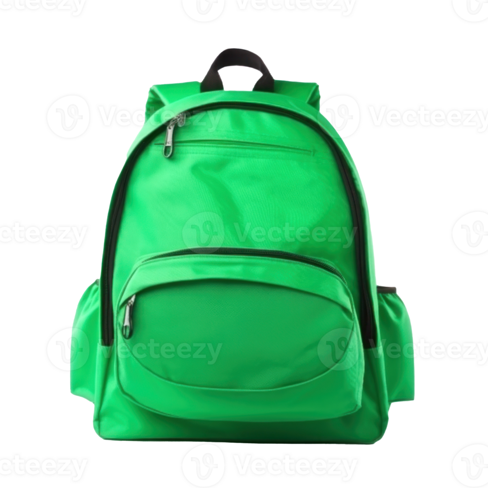 School backpack isolated. Illustration png