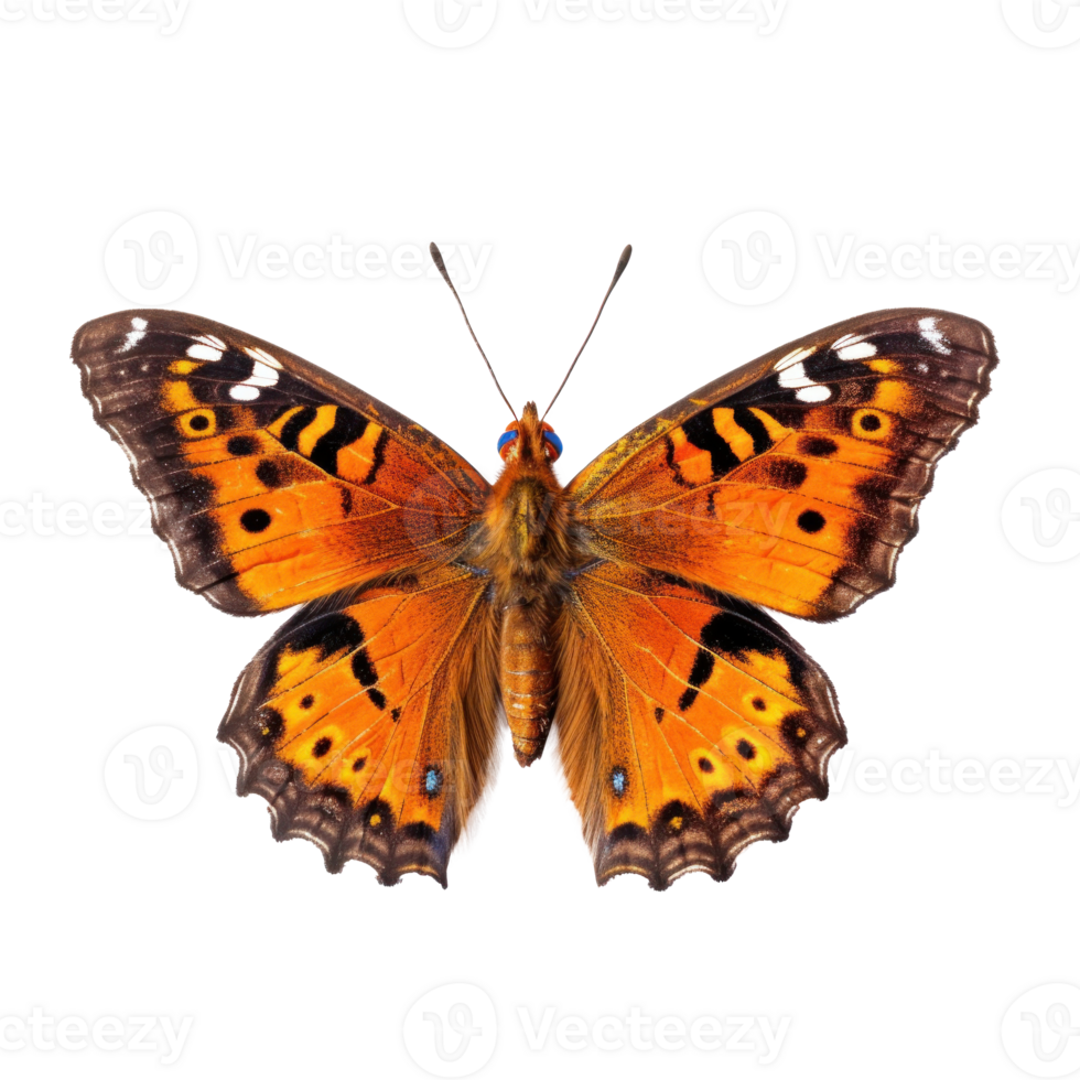 Tropical butterfly isolated. Illustration png