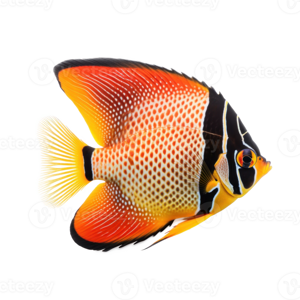 Butterfly fish isolated. Illustration png