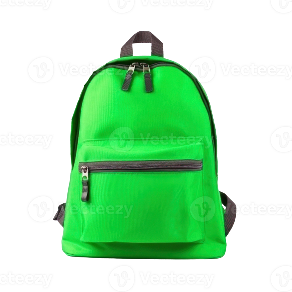 School backpack isolated. Illustration png