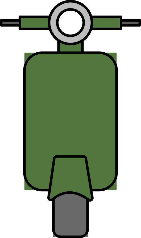 Vector sign or symbol of Scooter.