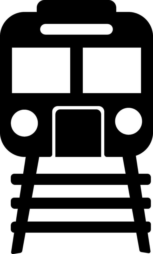 Flat illustration of a Train. vector