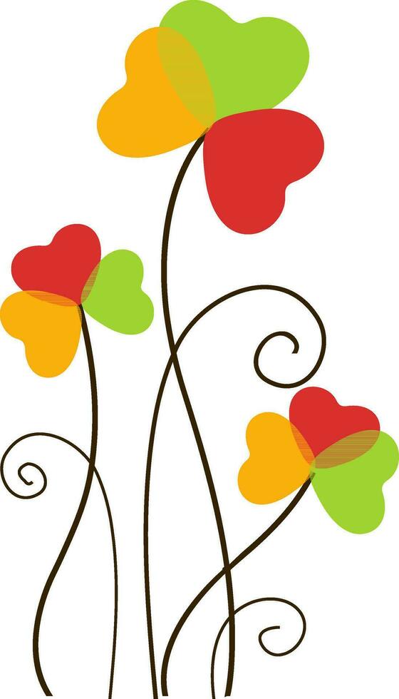 Beautiful floral design, vector illustration.