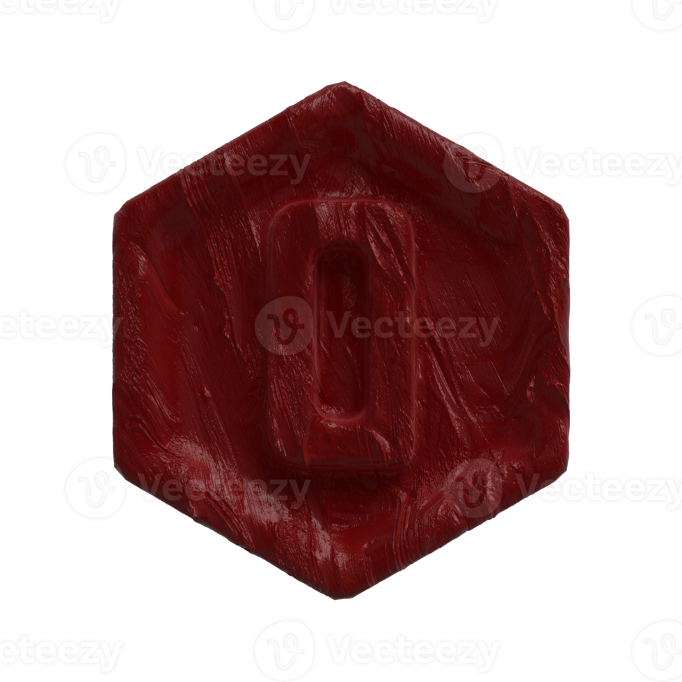 Alphabet Red Wax.  Best use for your poster, graphic art needs eg collage art png