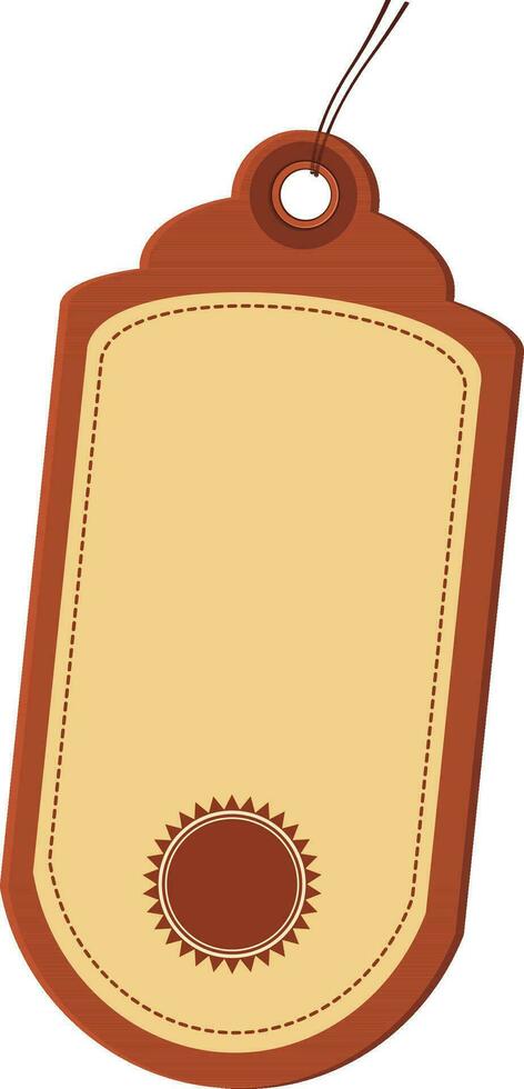 Creative paper tag or label design. vector