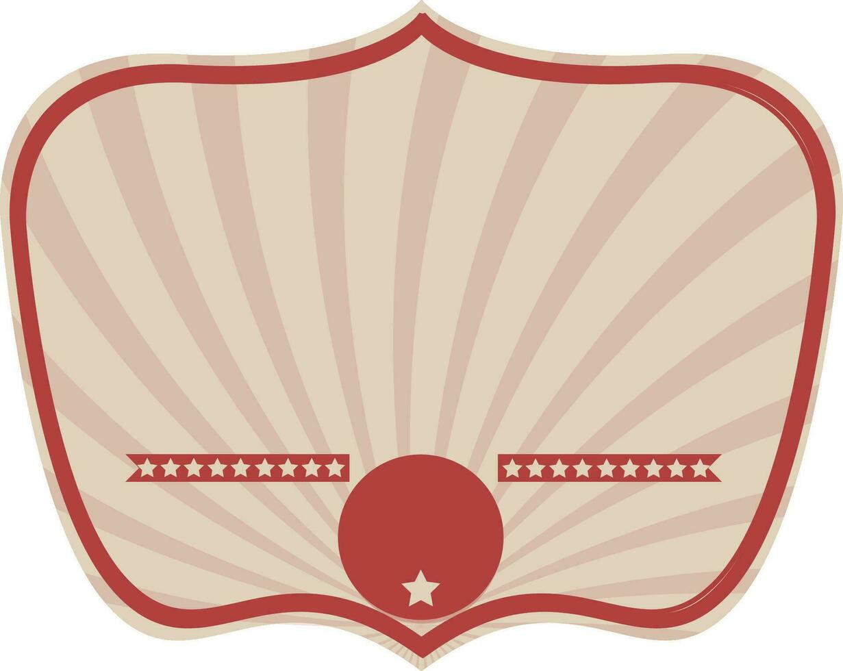 Vintage sticker, tag or label design. vector