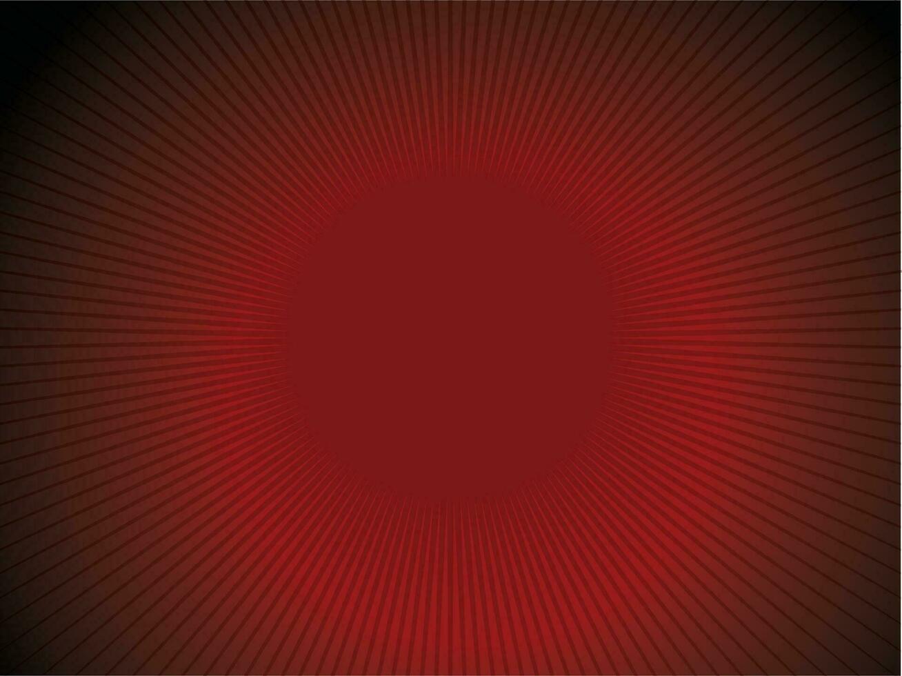 Shiny red rays texture background with sunburst. vector