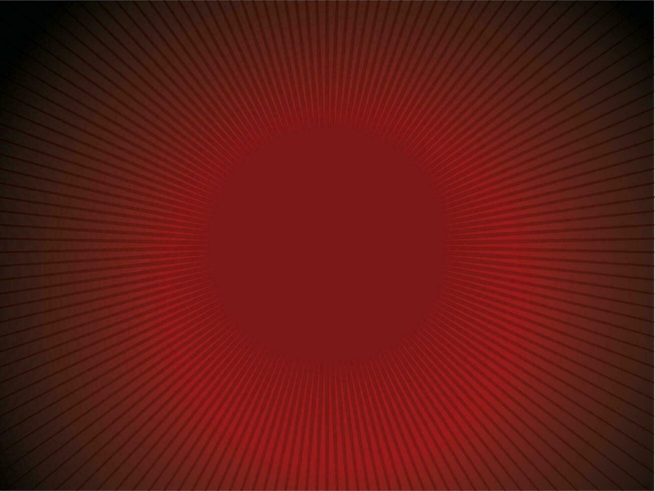 Shiny red rays texture background with sunburst. vector