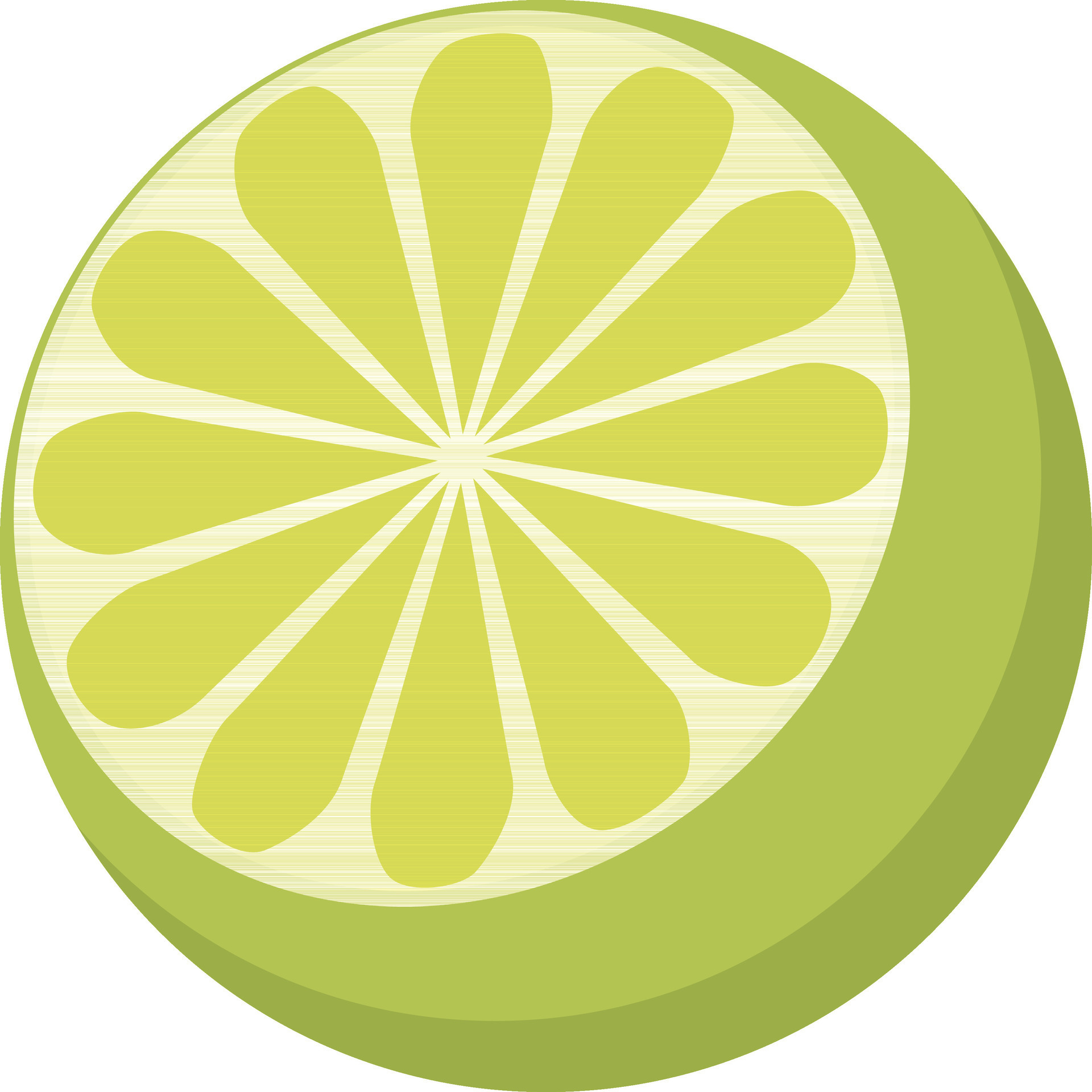 Lemon in green and yellow color. 24859985 Vector Art at Vecteezy